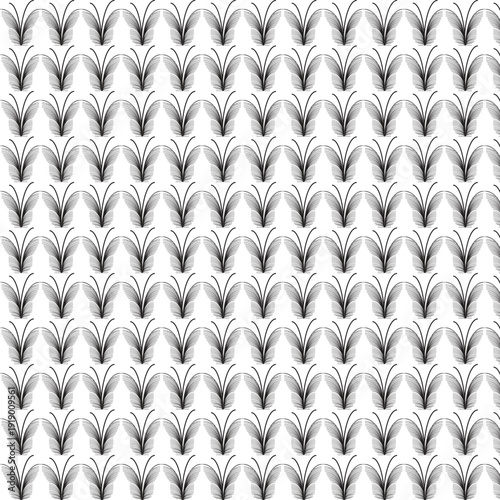 Abstract seamless geometric metal pattern in silver gray tones for modern wallpaper and decorative design