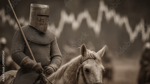 The Knight's Charge: A lone...