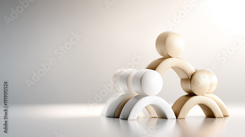Teamwork and Unity: A symbo...