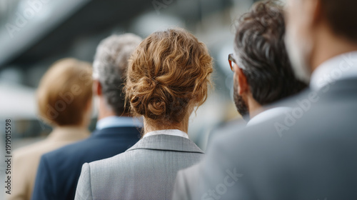 Business professionals in a...