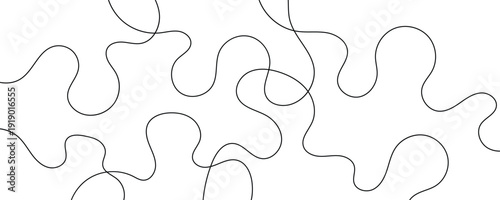  Abstract line seamless pattern. Creative abstract squiggle style drawing background for children or trendy design with basic shapes. Simple childish scribble wallpaper print. Vector illustration. Eps