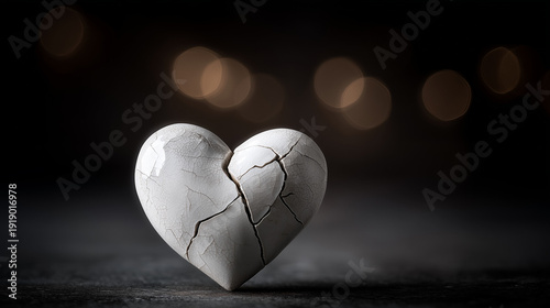 Heartbreak: A cracked ceram...