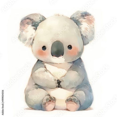 Illustration watercolor children's pastel.