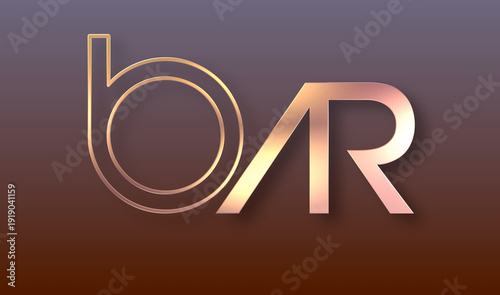 Testo BAR con font variabile e sfondo colorato