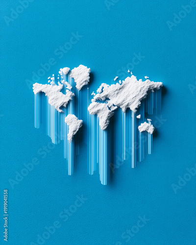 Wallpaper Mural World map investment strategy blends risk management and investor psychology, inspiring global financial planning and emotional decision making for successful outcomes Torontodigital.ca