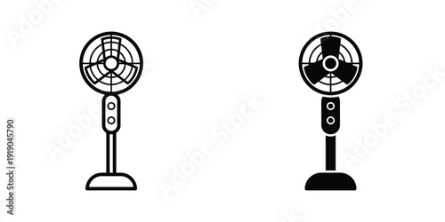 Air Fan icon design template