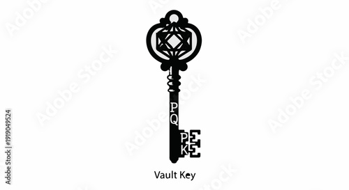 Ornate antique key symbolizes access and unlocking secrets