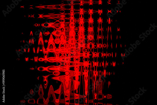 Fotografia Abstraktes dynamisches futuristisches digitales Kunstwerk ohne Mithilfe von KI