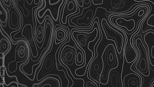 Topographic map background with space for copy . Line topography map contour background , geographic grid abstract vector illustration . Mountain hiking trail over terrain 