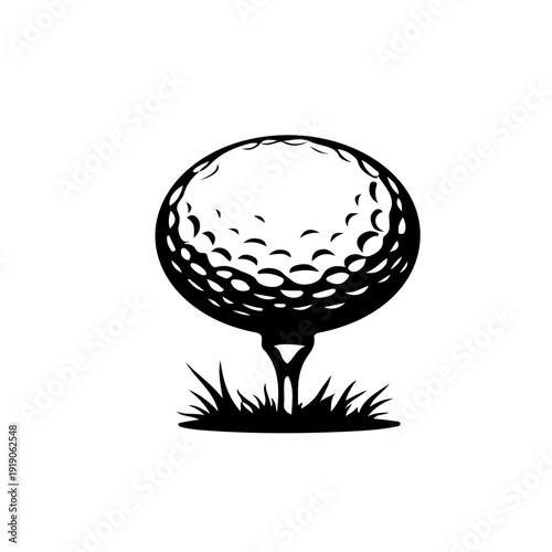 golf ball vector