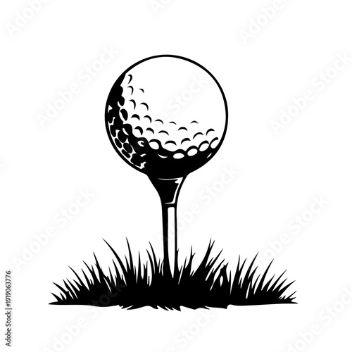 golf ball vector
