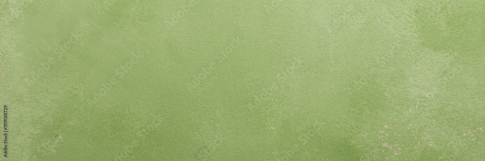 Fototapeta premium A light green surface is visible with different textures and small spots. It has an irregular pattern, and could work as a solid background, banner