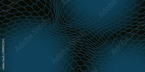 Seamless blue and black overlapping woven pattern vector