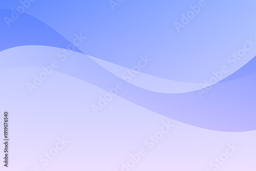 青の曲線が重なる抽象グラデーション背景素材