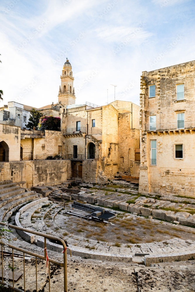 Fototapeta premium historic center of Lecce Italy