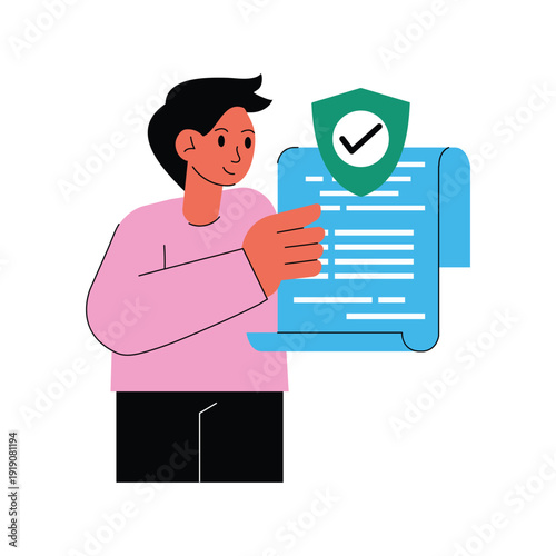 Privacy Policy vector illustrations EPS file