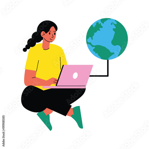 Cyber Threat Map vector illustrations EPS file