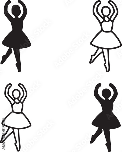 Isolated Classical Dance Performance Icon, Classical Dance Performance stage cultural design concept, Classical Dance Performance artistic awareness campaign, heritage art vector