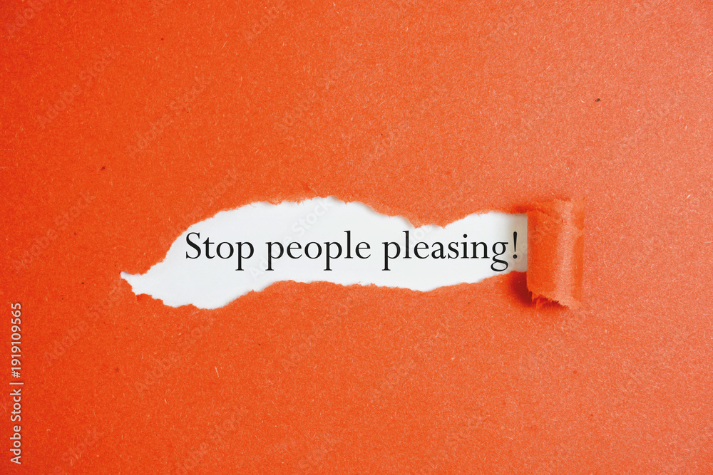 Konstfotografi Stop people pleasing!