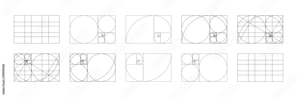 Foto Golden ratio samples