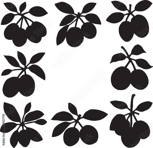 seamless plum background