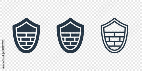 Set of Shields Firewall Protection