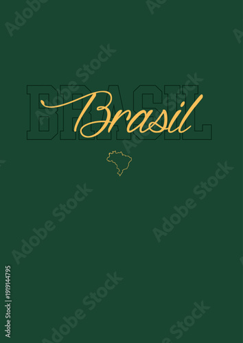 BRASIL COLLEGE T-SHIRT SOCCER CUP