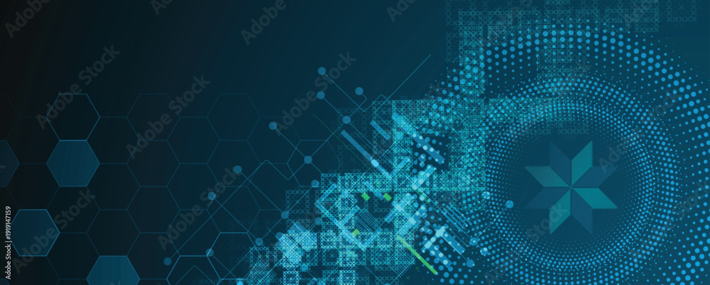 Obraz premium Ukrainian moderm technology background for science and business theme