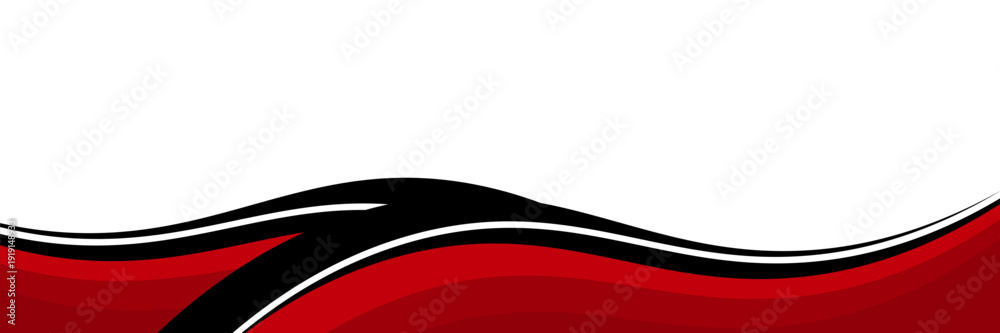 Foto Vector red line background curve element with white space for text and message d