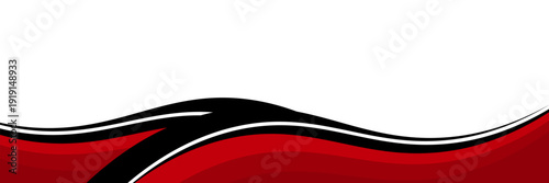 Photos Vector red line background curve element with white space for text and message d