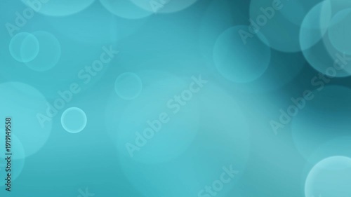 Blurry Blue Circles Abstract Background Video.