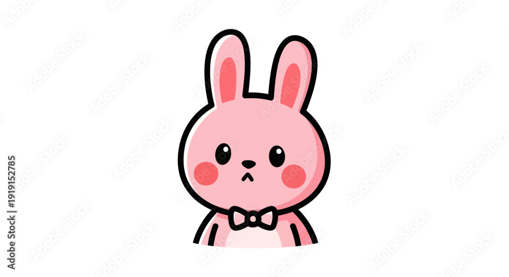 Fototapeta premium Superhero pig cartoon illustration