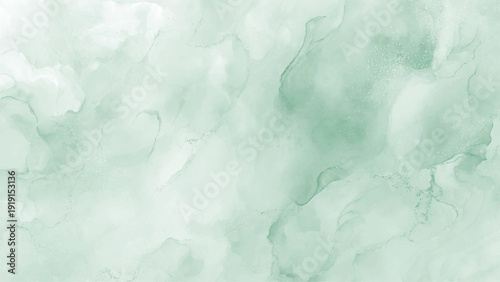 Soft green abstract watercolor background with subtle texture and gentle blending