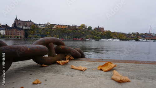 Canvas Print chain bridge in budapest