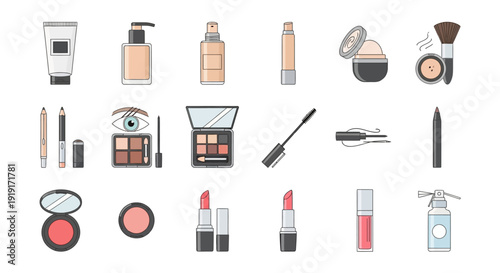 Makeup Cosmetics Beauty Products.