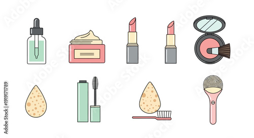 Makeup Cosmetics Beauty Products.