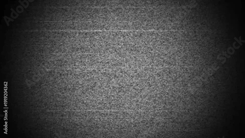 TV error with static noise and bad signal distortion background. Abstract TV error texture featuring glitch interference and scan line noise. Retro TV error overlay for broadcast failure