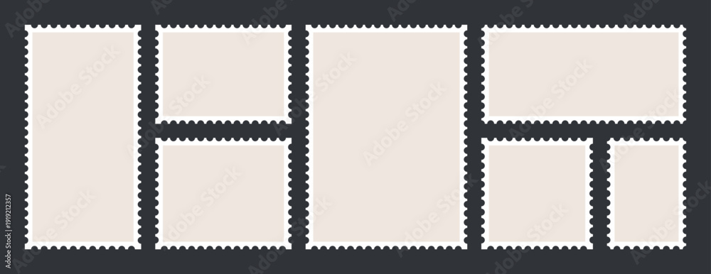 Photos Postcard stamp frames