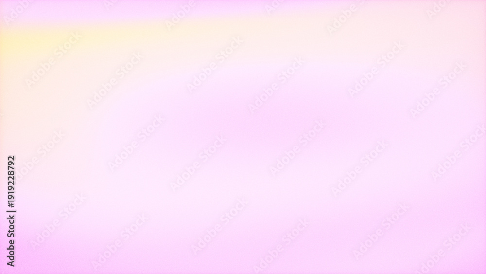 Fototapeta premium Soft and ethereal psychedelic grainy gradient color background blending pale yellow into delicate pink Ideal for creative designs digital art or peaceful abstract backdrops