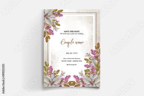 Save the date wedding invitation templates