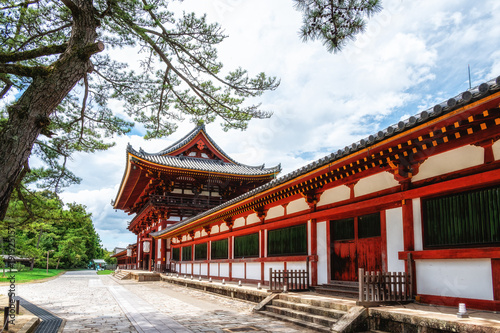 Great Buddha Hall of Todai-ji temple in Nara, Todai-ji temple is oldest temple in Japan.
