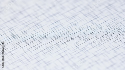 Wallpaper Mural Soft, angled close-up of a grid pattern with subtle, blue-gray lines on white Torontodigital.ca