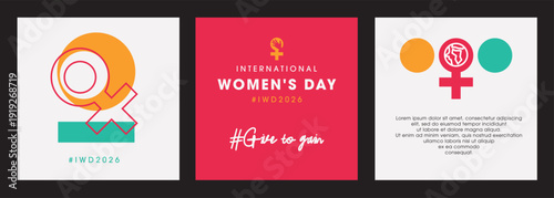 International Women's Day 2026, Give to Gain, held on March 8.