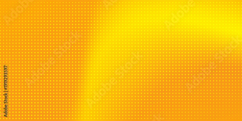 Texture Yellow halftone pattern. Retro comic gradient background. style gradation boom