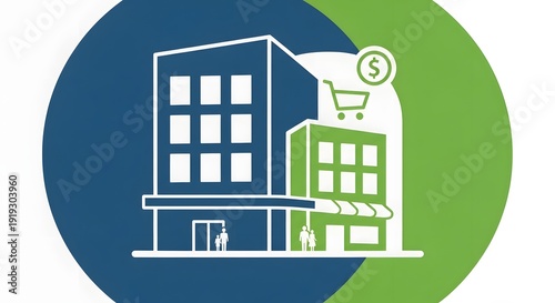 vector illustration of a building