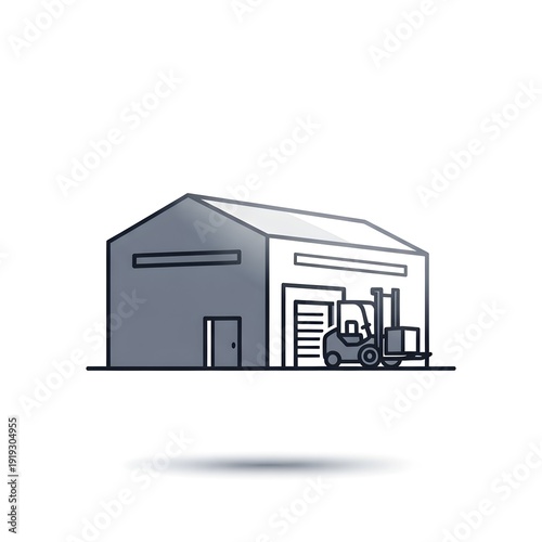 factory icon vector illustration