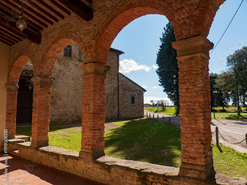 Italia, Toscana, provincia di Firenze, la campagna di Sammontana , Empoli. Convento di Bottinaccio.