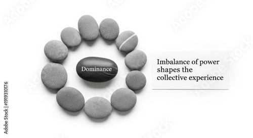 Dominance Symbolized by Stones in a Circle