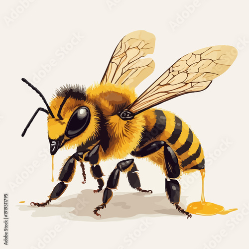 honey bee design very cool