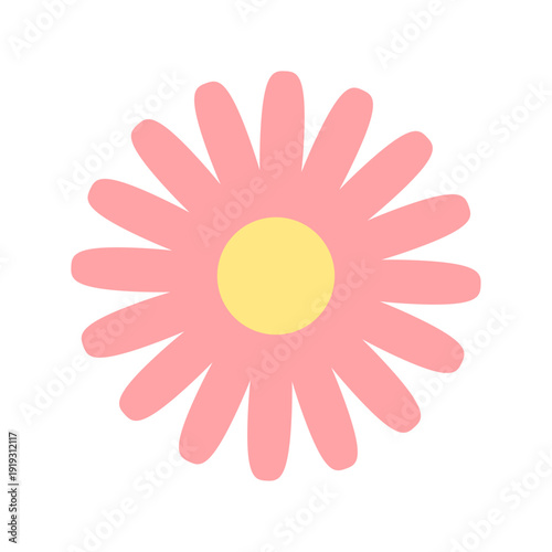 Flat Minimal Floral Vector